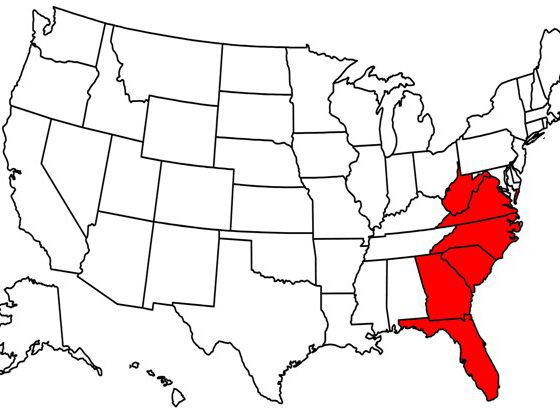 South Atlantic States, Which States Are In The South Atlantic?